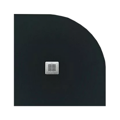 Tissino Giorgio2 Quadrant Slate Shower Tray, 4 Slate Finishes - 900x900mm, black
