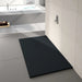 truestone rectangular shower tray black slate, lifestyle image