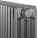 Carron Victorian 4 Column Cast Iron Radiator coated antique silver