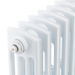 arroll edwardian aluminium radiator close up image of top