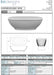 BC Designs Casini Cian Freestanding Bath, Double Ended Boat Bathtub 1680x750mm specification 