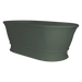 BC Designs Aurelius Cian Freestanding Bath, 8 ColourKast Finishes 1740mm x 760mm BAB030KG khaki green