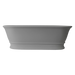BC Designs Aurelius Cian Freestanding Bath, 8 ColourKast Finishes 1740mm x 760mm BAB030IG industrial grey