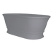 BC Designs Aurelius Cian Freestanding Bath, 8 ColourKast Finishes 1740mm x 760mm BAB030PG powder grey