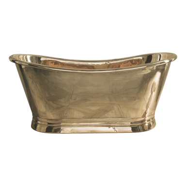 BC Designs Brass Boat Bath, Roll Top Bathtub 1500x725mm