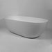BC Designs Crea Cian Freestanding Bath, Double Ended Bath, 1665x780mm side white