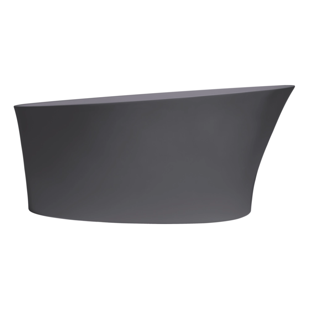 BC Designs Delicata Cian Freestanding Bath, 8 ColourKast Finishes 1520mm x 715mm BAB020 gunmetal