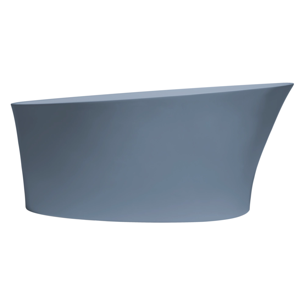 BC Designs Delicata Cian Freestanding Bath, 8 ColourKast Finishes 1520mm x 715mm BAB020B powder blue