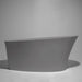 BC Designs Delicata Cian Freestanding Bath, 8 ColourKast Finishes 1520mm x 715mm BAB020 industrial grey