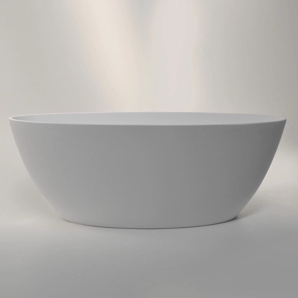 BC Designs Esseta Cian Freestanding Bath, White & Colourkast Finishes 1510mm x 760mm BAB070 BAB071 silk matt white