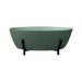 BC Designs Essex Cian Freestanding Bath, White & Colourkast Finishes 1510mm x 759mm BAB080 BAB081KG khaki green