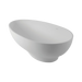 BC Designs Gio Cian Freestanding Oval Bath, White & Colourkast Finishes 1645mm x 935mm BAB062 matt white