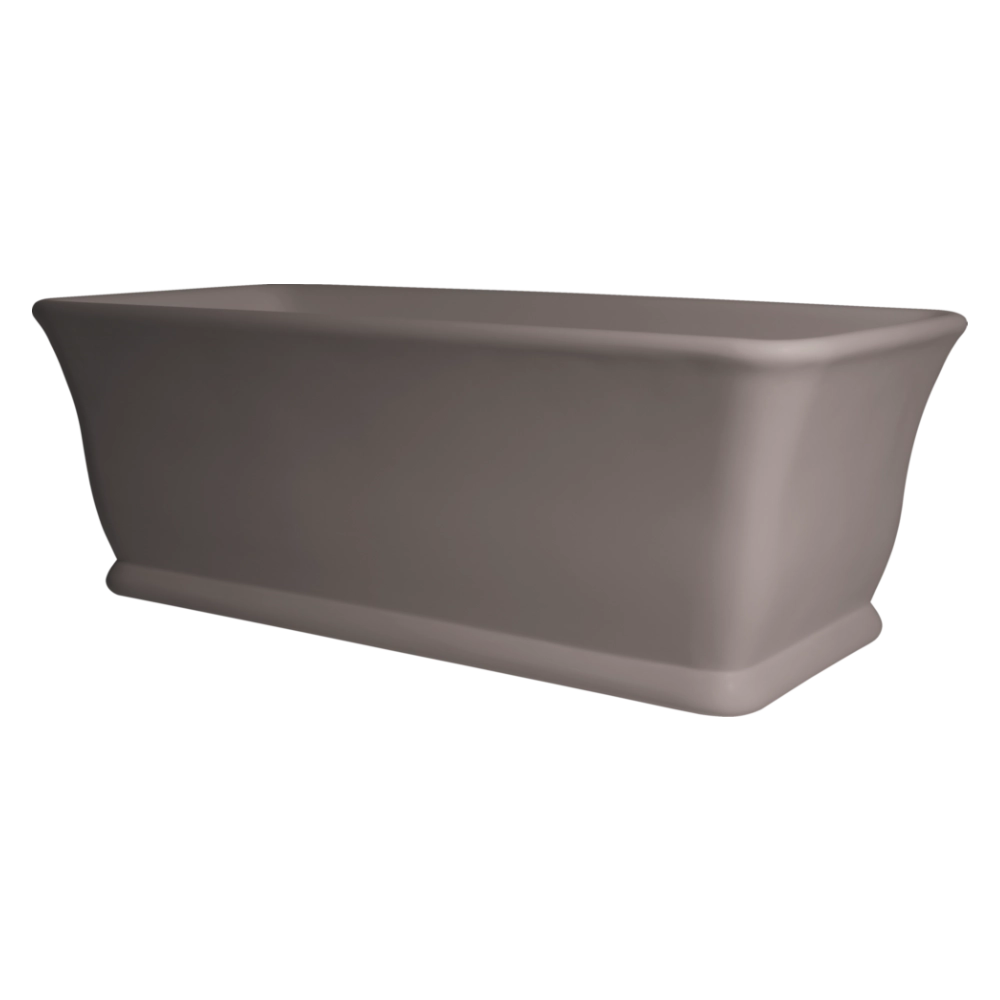 BC Designs Magnus Cian Freestanding Bath, White & Colourkast Finishes, 1680mm x 750mm BAB025F light fawn