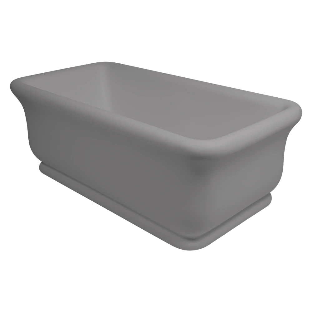 BC Designs Senator Cian Freestanding Bath, 1800mm x 840mm BAB045IG industrial grey