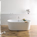 BC Designs Viado Acrylic Freestanding Bath, Double Ended Bath, Polished White, 1680x740mm bathroom image