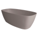 BC Designs Vive Cian Freestanding Bath, White & Colourkast Finishes 1610mm x 750mm BAB063 BAB064F in light fawn colour