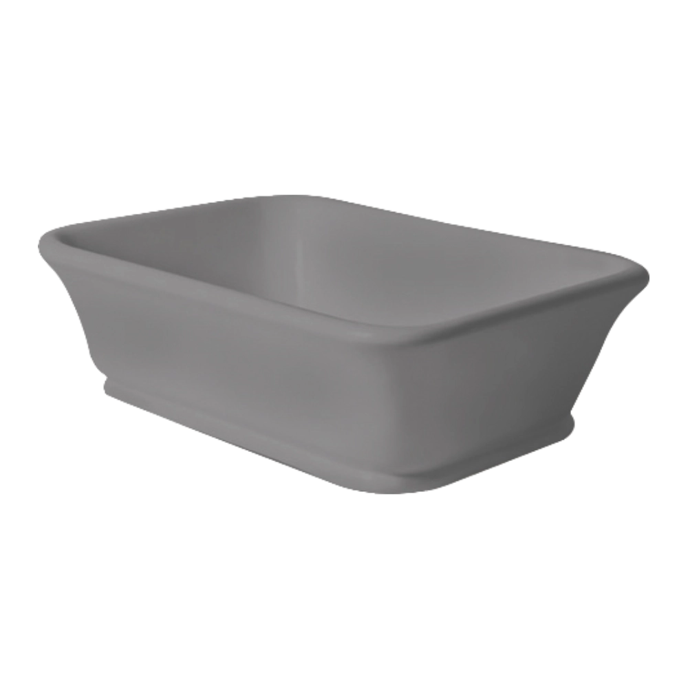 BC Designs Magnus Senator Cian Bathroom Basin 525mm in industrial grey finish