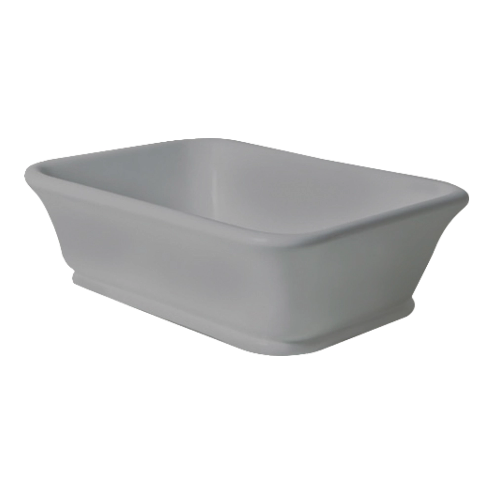 BC Designs Magnus Senator Cian Bathroom Basin 525mm in powder grey finish