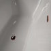 Charlotte Edwards Bath Waste Plug & Overflow copper showcase in bath