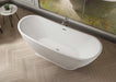 charlotte edwards white polished gloss richmond looking on top of the bath so you can see inside dimensions