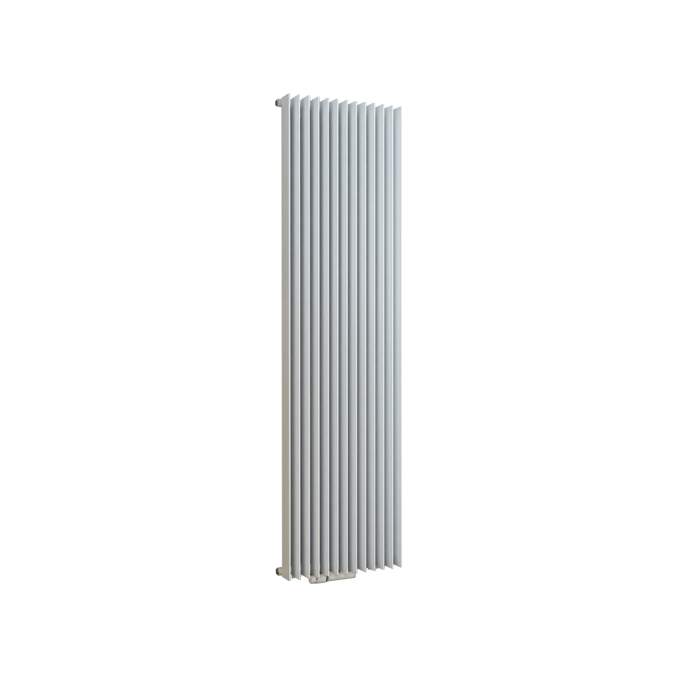 Eucotherm designer radiator 1800mm x 340mm white tall steel frame