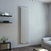 eucotherm designer white radiator in size 1800mm x 620mm tall vertical frame in living space