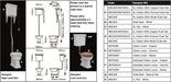 Hurlingham Hampton High Level WC Traditional Toilet, Cistern & Pan specification and logo