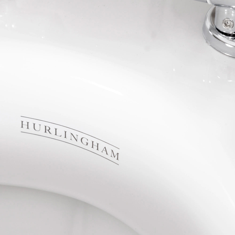 Hurlingham Highgate Low Level WC Traditional Toilet, Cistern & Pan logo close up