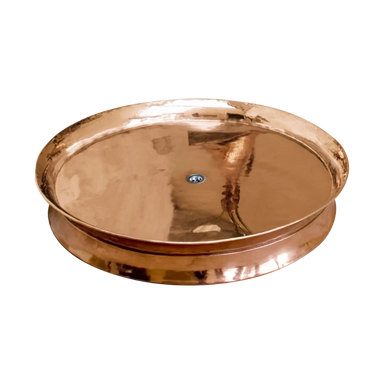 Hurlingham Rotunda Large Round Luxury Copper Shower Tray 1190x195mm