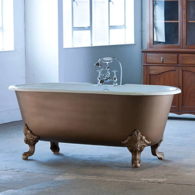 arroll cheverny bespoke painted light brown with legs bath