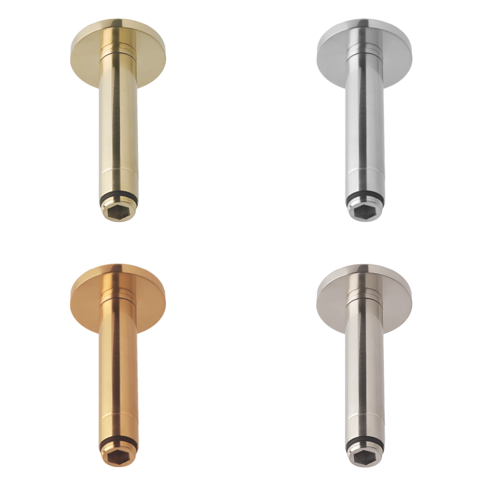 BC Designs Victrion Ceiling Mounted Shower Arm finishes