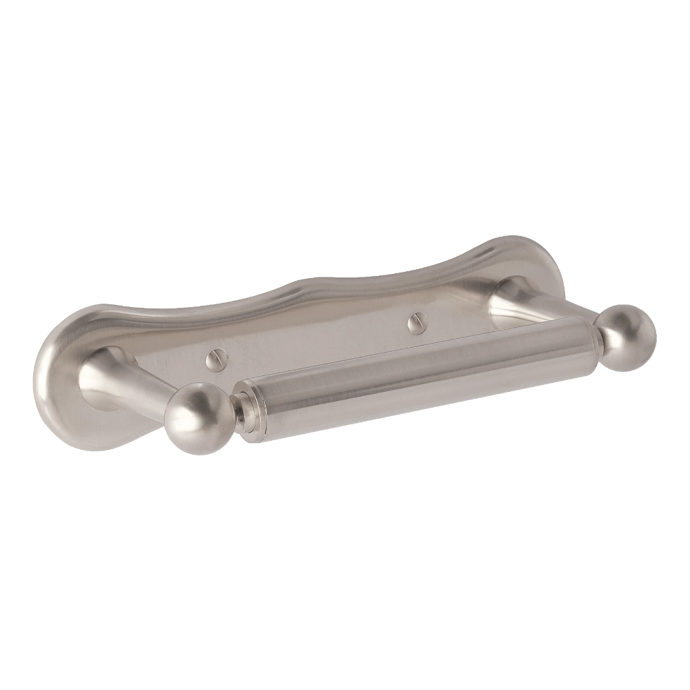 BC Designs Victrion Dog Bone Toilet Roll Holder brushed nickel