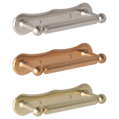 BC Designs Victrion Dog Bone Toilet Roll Holder brushed nickel, copper and gold
