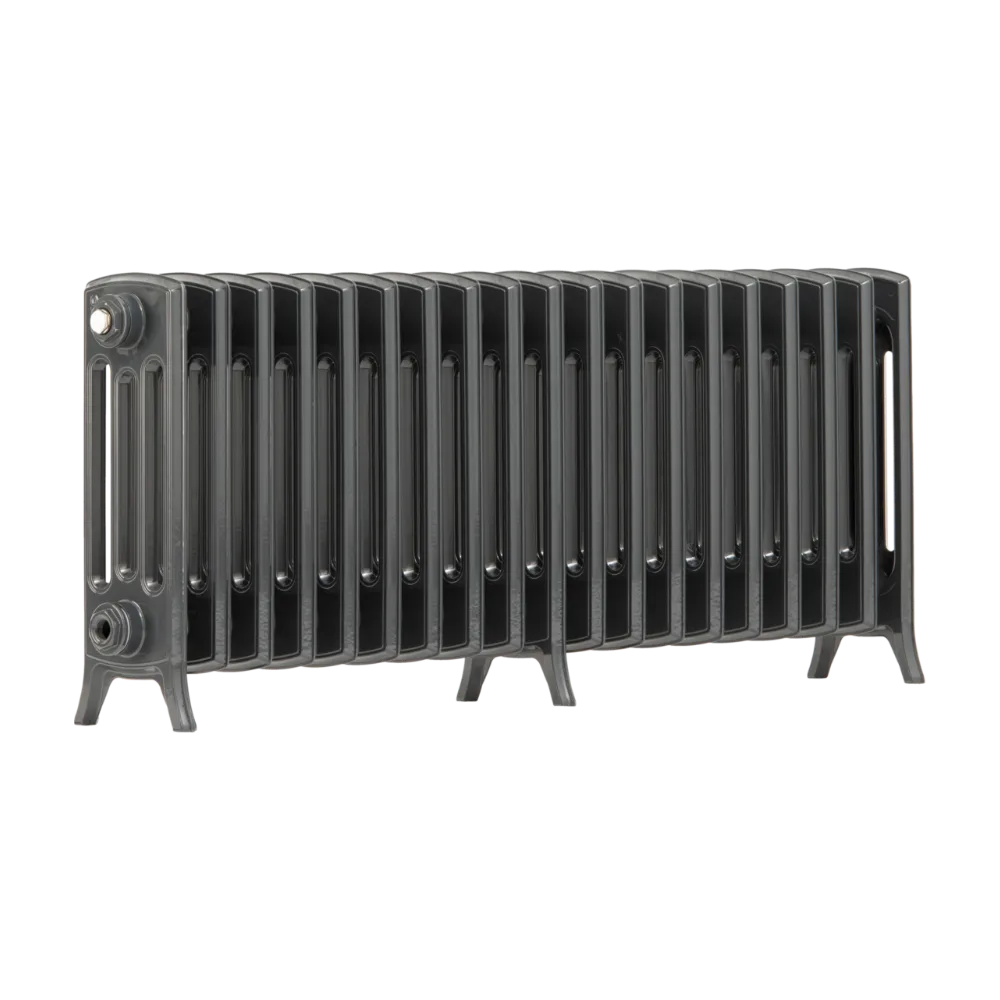 arroll clear background 450mm 19 section radiator in anthracite 