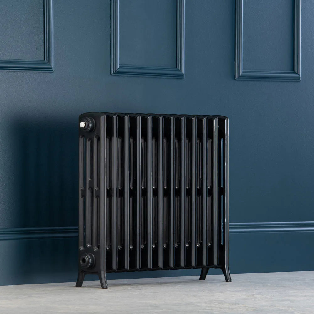 arroll edwardian aluminium designer period radiator in interior space 650mm