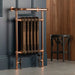 arroll cast iron copper radiator in a interior space aged vintage design