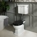 BC Designs Victrion WC, Mid Level Luxury Toilet matt black toilet seat