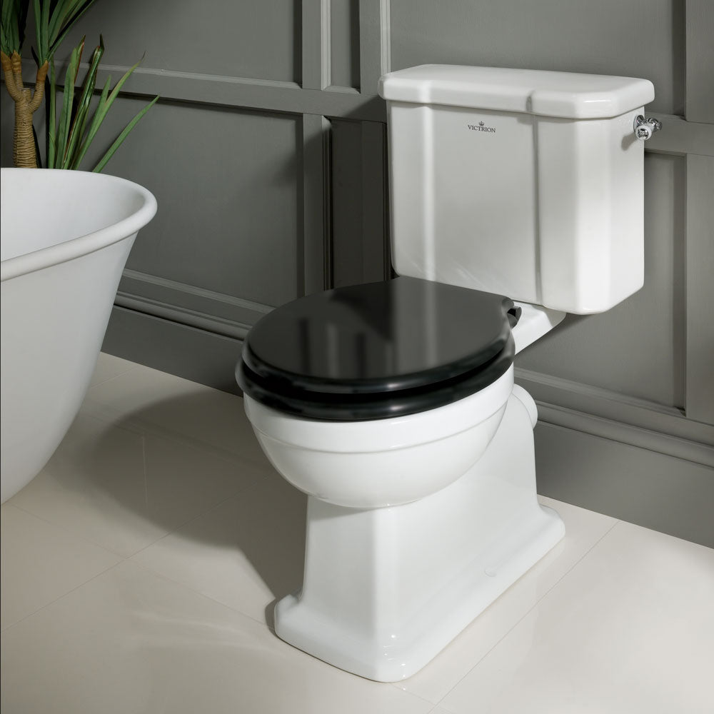 BC Designs Victrion WC, Luxury Closed Coupled Toilet in a bathroom space