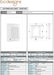 BC Designs Victrion Wall Hung Mirror Cabinet 750x650mm specification drawing