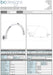 BC Designs Victrion Arch Shower Arm technical drawing