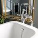 BC Designs Mistley Acrylic Freestanding Bath, Roll Top Painted Bath With Feet, 1700x750mm close up
