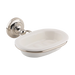 BC Designs Victrion Ceramic Soap Dish Holder nickel