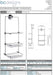 BC Designs Victrion Shower Tidy 411mm x 152mm technical specification