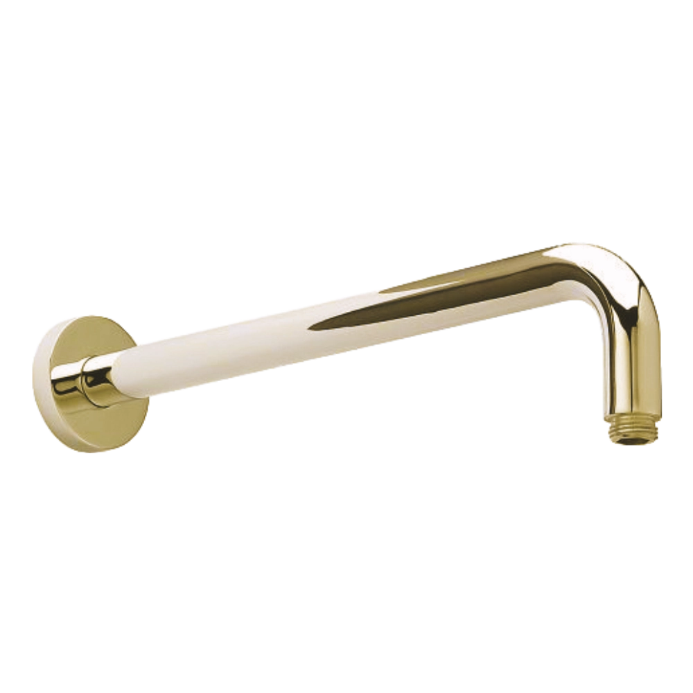BC Designs Victrion Straight Wall Shower Arm gold