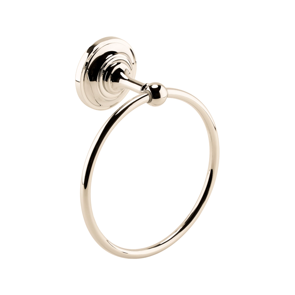 BC Designs Victrion Hand Towel Ring, Hand Towel Rail 165mm x 165mm polished nickel
