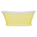 BC Designs Traditional Boat Bath Acrylic Roll Top Bespoke Custom Painted Bathtub 1800mm x 750mm BAS070 dayroom yellow 233