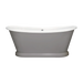 BC Designs Traditional Boat Bath Acrylic Roll Top Bespoke Custom Painted Bathtub 1700mm x 750mm BAC065 moles breath 276