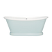 BC Designs Traditional Boat Bath Acrylic Roll Top Bespoke Custom Painted Bathtub 1800mm x 750mm BAS070 parma grey 27