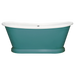 BC Designs Traditional Boat Bath Acrylic Roll Top Bespoke Custom Painted Bathtub 1700mm x 750mm BAC065 vardo blue 288