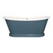 BC Designs Traditional Boat Bath Acrylic Roll Top Bespoke Custom Painted Bathtub 1800mm x 750mm BAS070 stiffkey blue 281